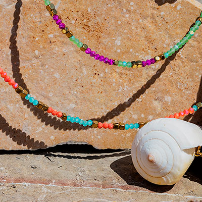 Colección Pulseras Con Piedras y Perlas - Anartxy