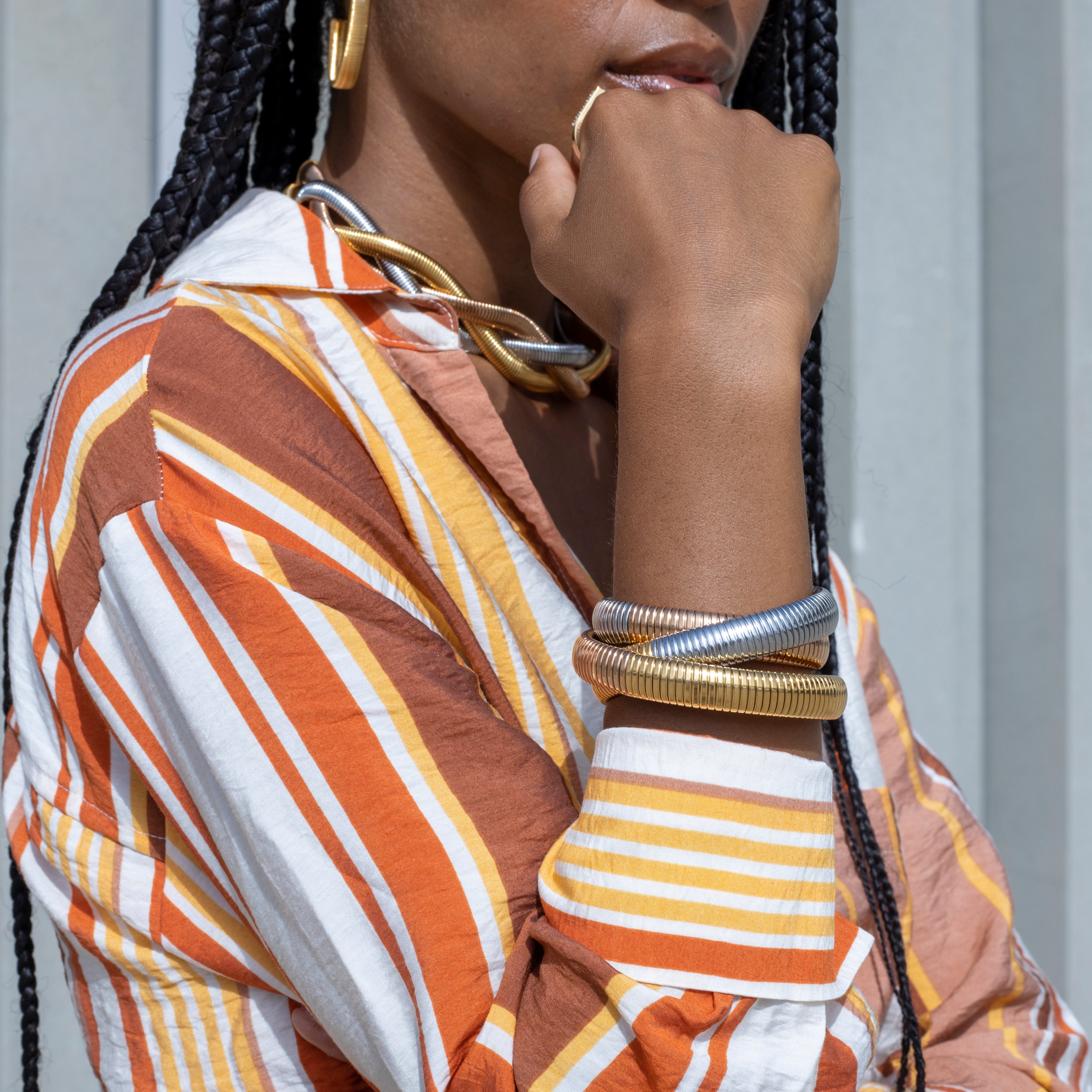 Pulsera Almanzor Oro Rosa Anartxy