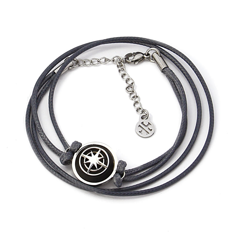 Pulsera doble vuelta rosa de los vientos H198 - Anartxy