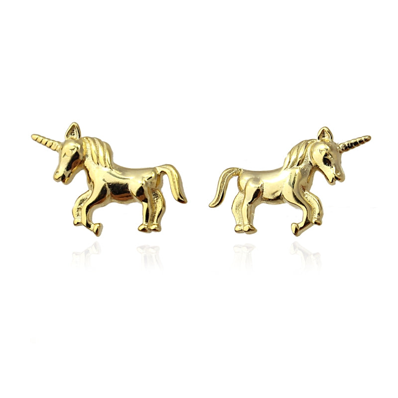Pendientes plata unicornios PE413 - Anartxy
