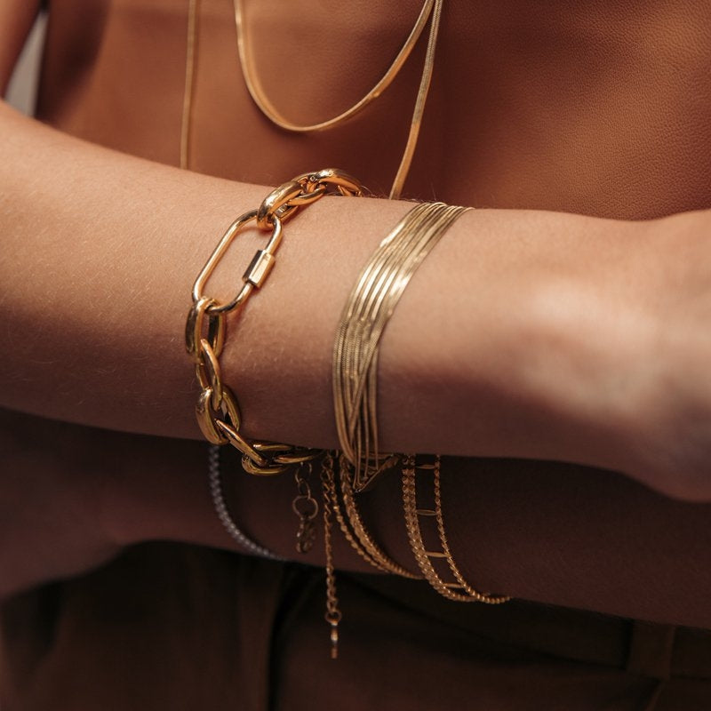Pulsera snake capas BPU206 - Anartxy