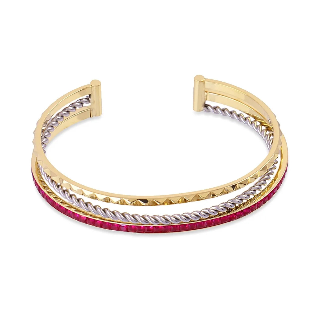 CONJUNTO VANDAL anillo, collar, pendientes, pulsera Anartxy