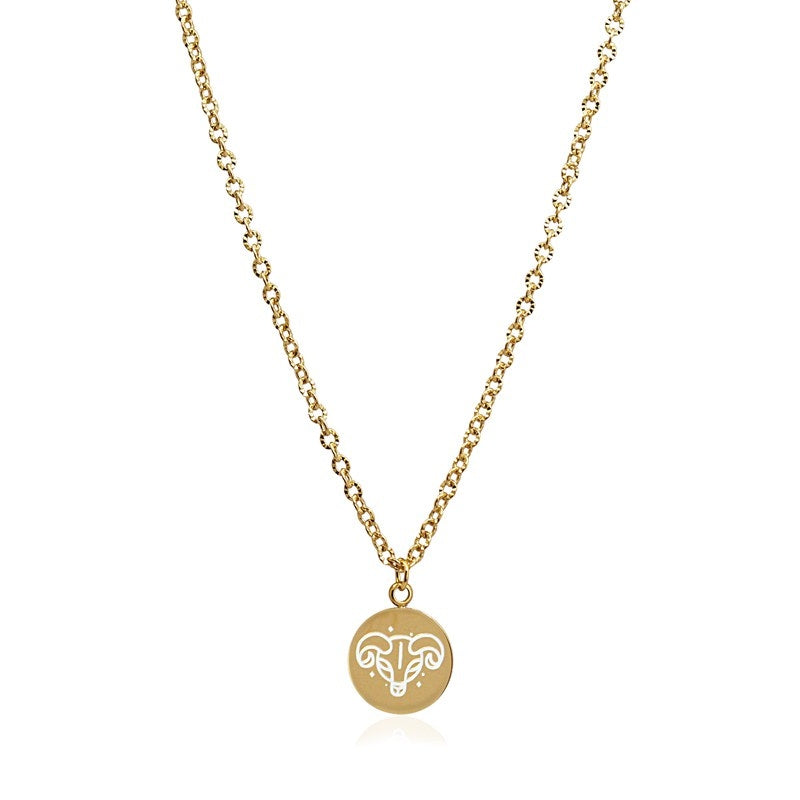 Collar Horóscopos Dorado ARIES Anartxy