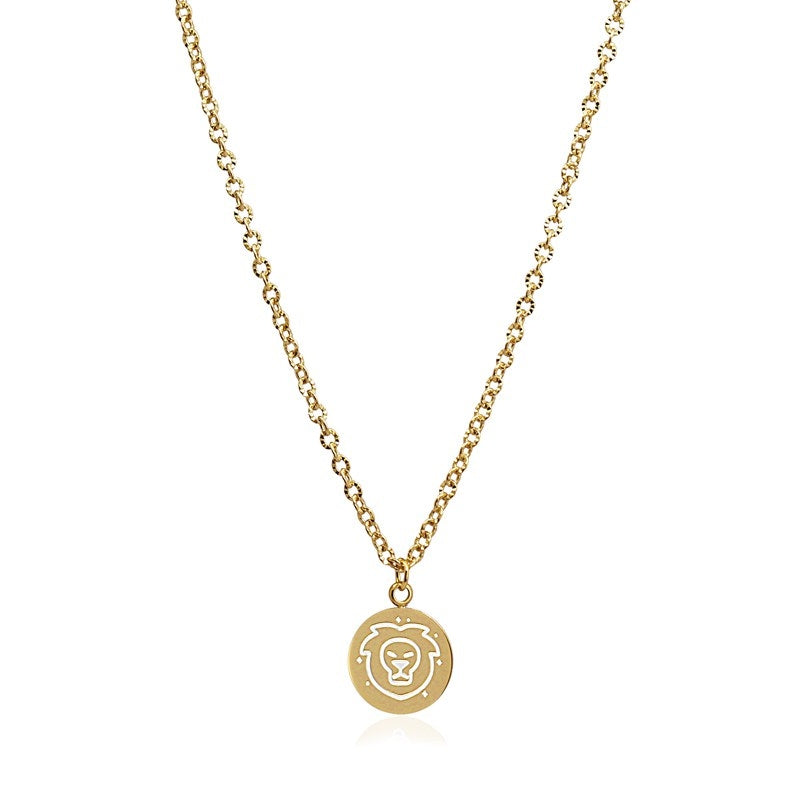 Collar Horóscopos Dorado LEO Anartxy