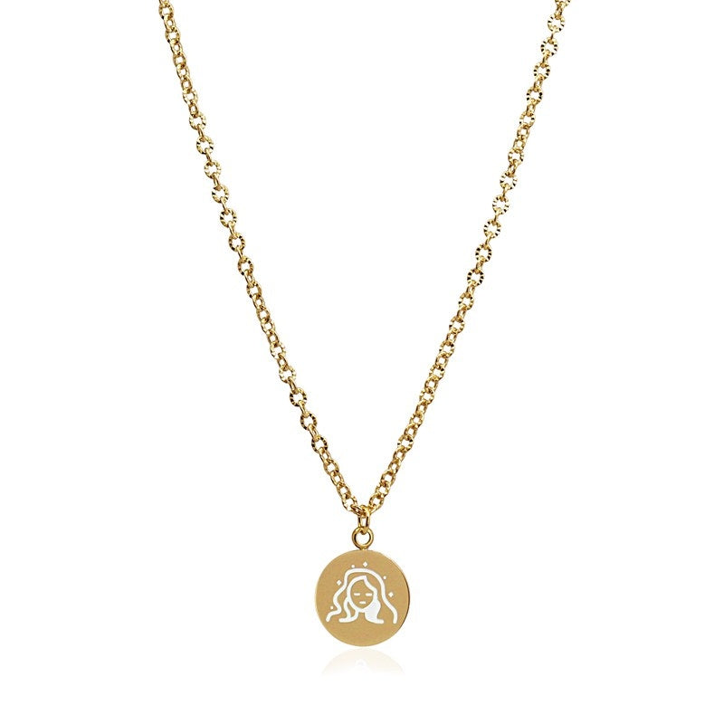 Collar Horóscopos Dorado VIRGO Anartxy