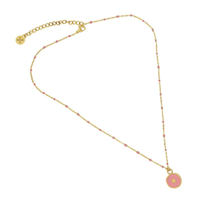 Enamel necklace BCO191