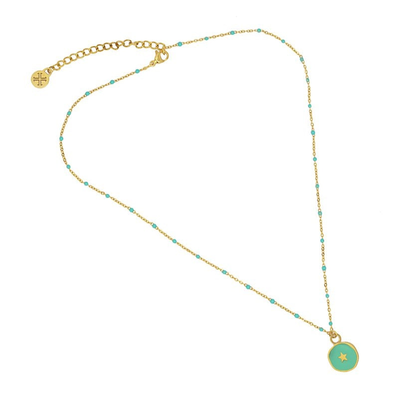 Enamel necklace BCO191