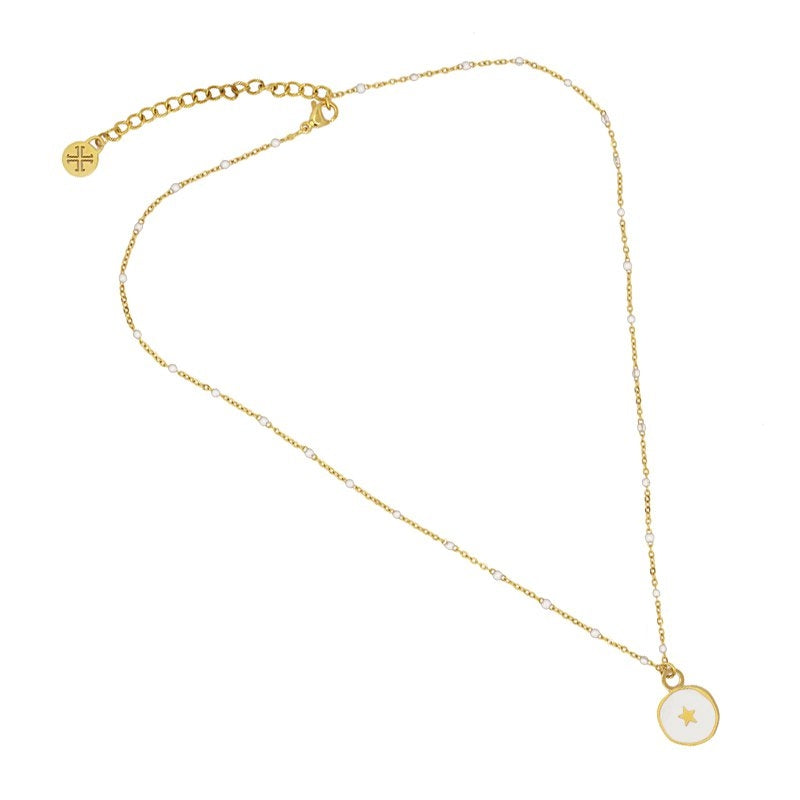 Enamel necklace BCO191