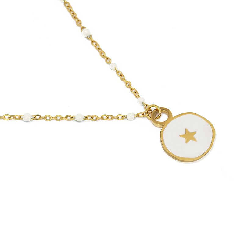 Enamel necklace BCO191
