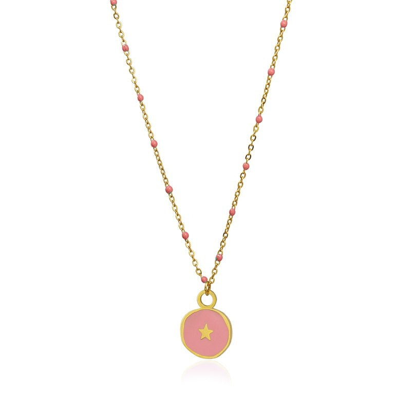 Enamel necklace BCO191