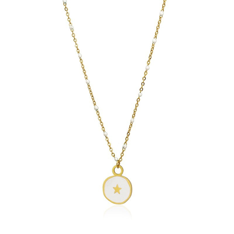 Enamel necklace BCO191