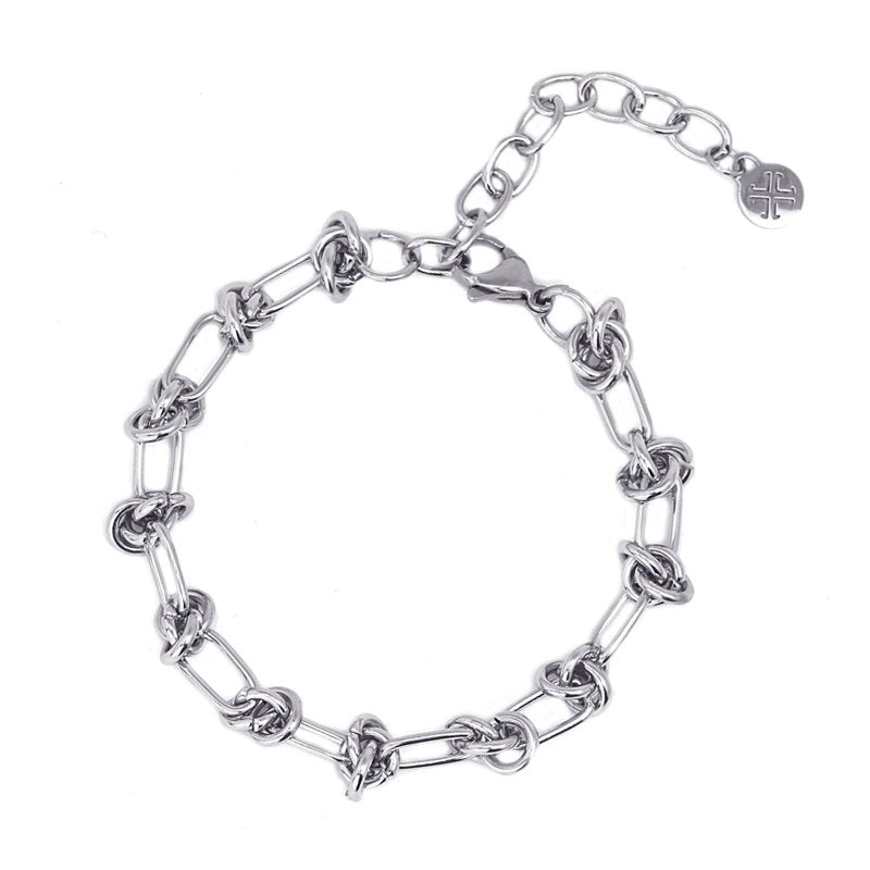 Pulsera nudos acero