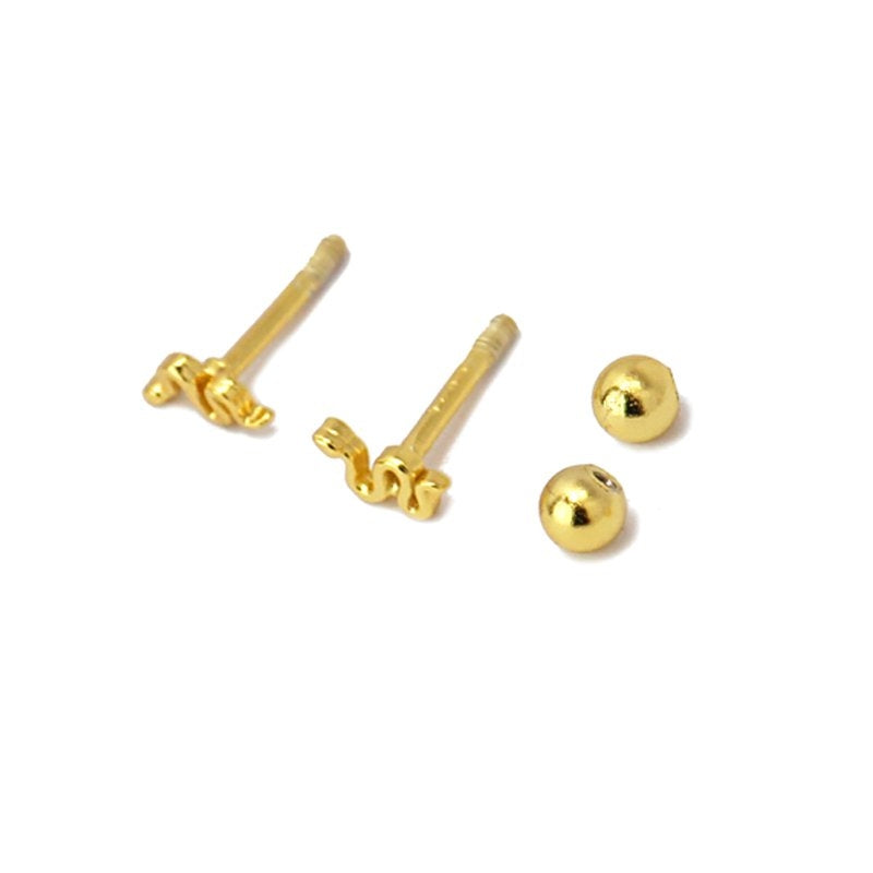 Pendientes plata Culebra Anartxy