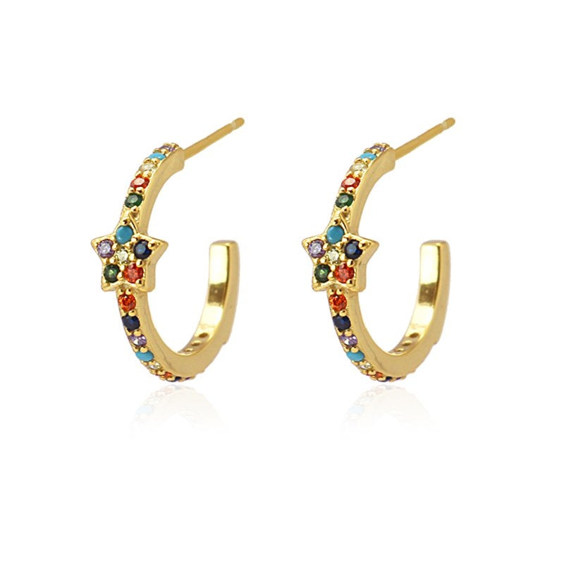 Hoggar silver mini hoops