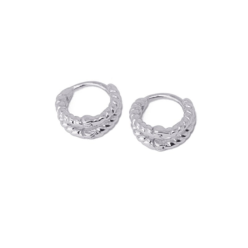 Mini aros plata Ligia