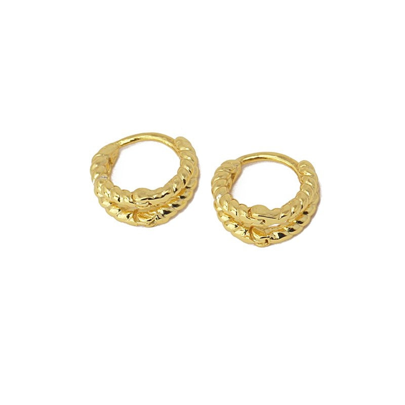 Mini aros plata Ligia