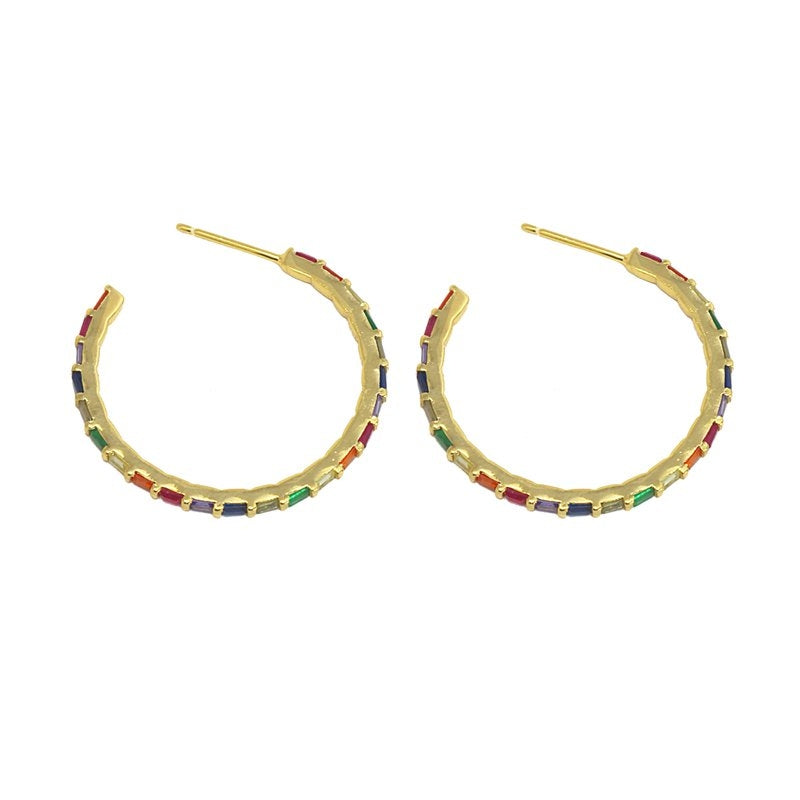 Aros plata color anartxy 2