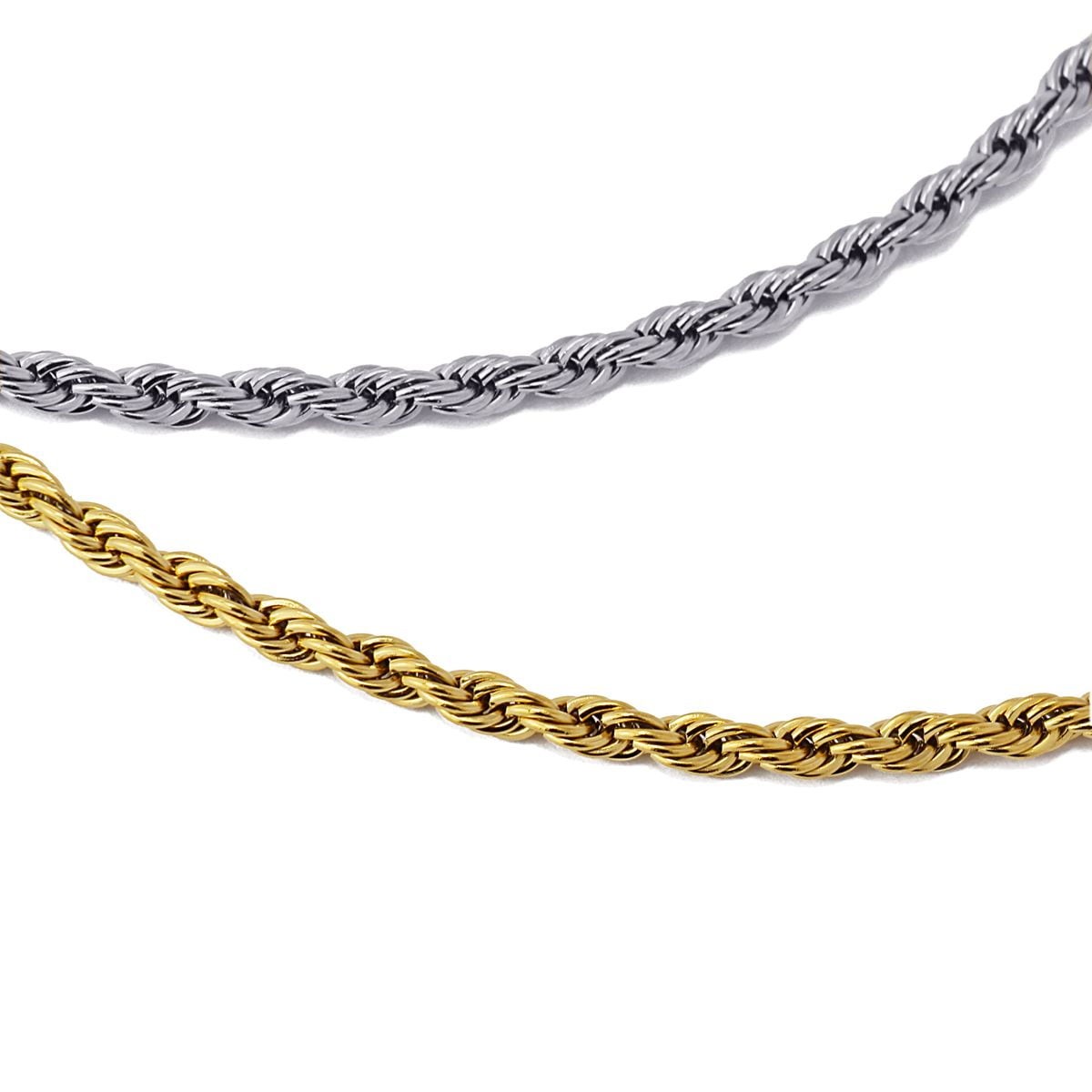 collar acero cordón 4mm anartxy