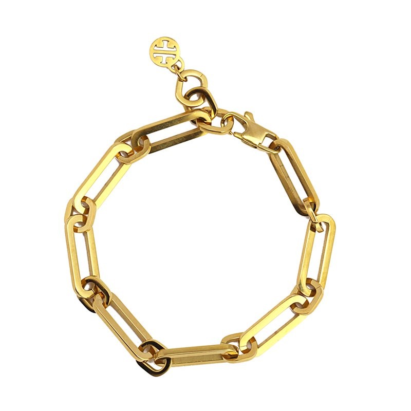 pulsera eslabones acero anartxy dorado
