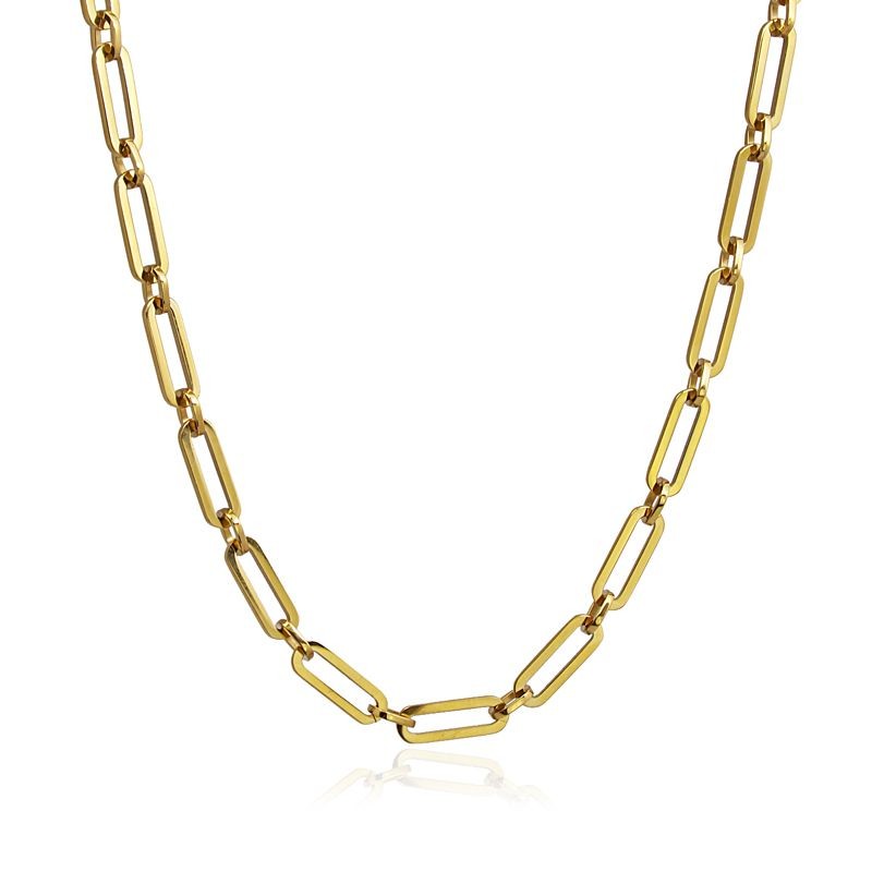 collar eslabones acero anartxy dorado