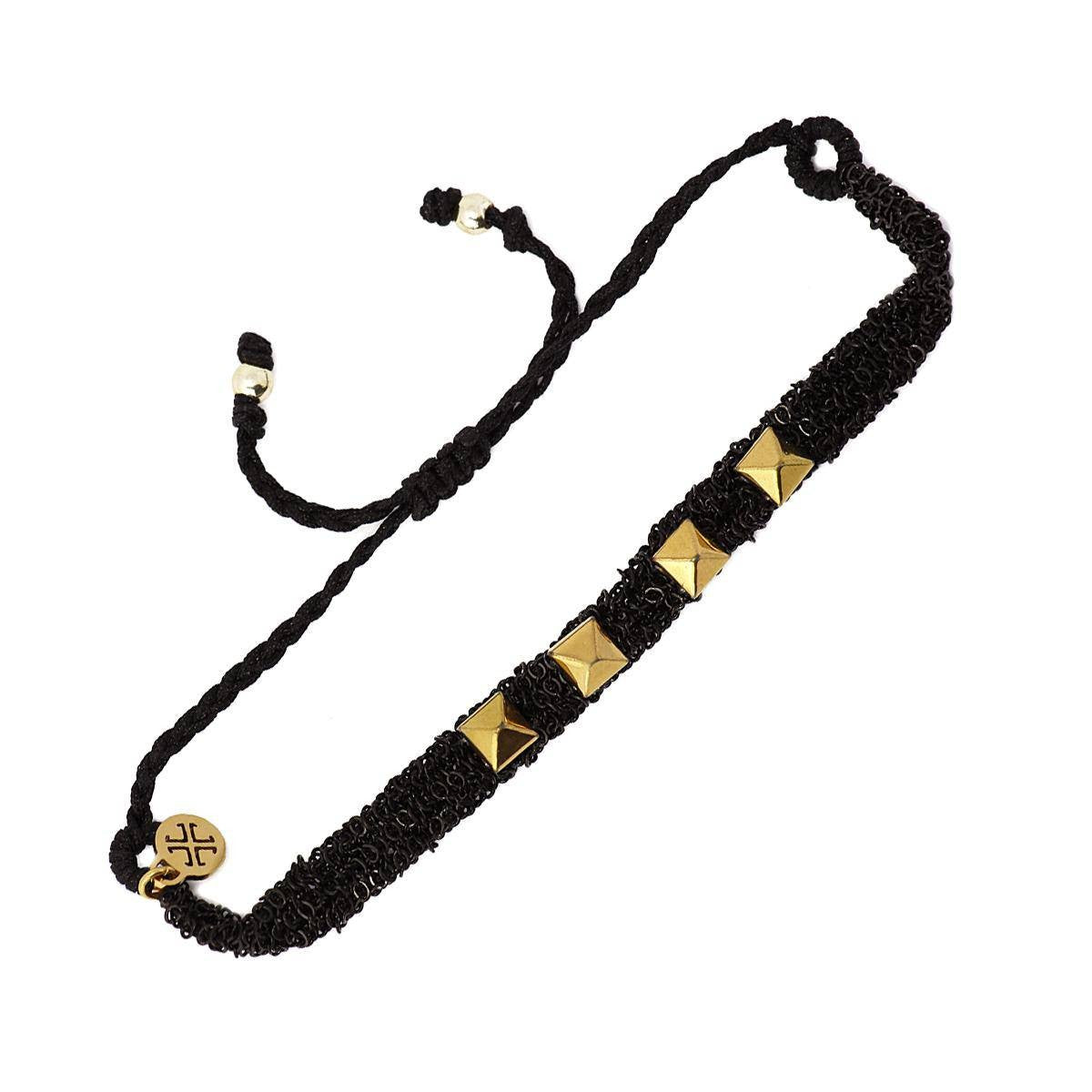 pulsera acero remaches