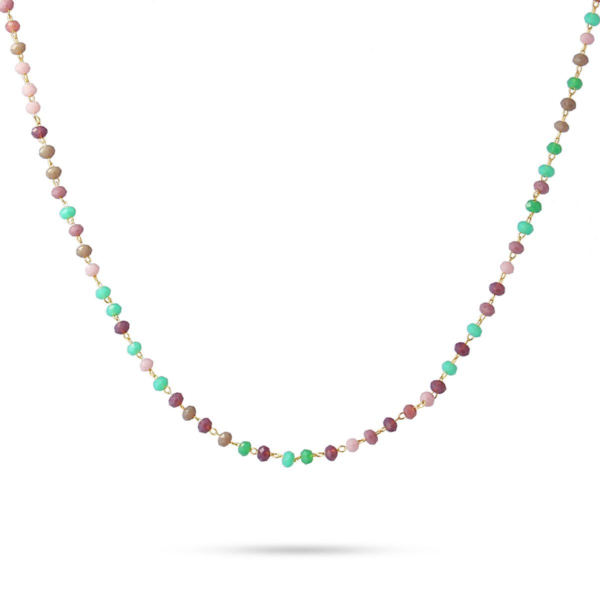 collar acero cristal color anartxy