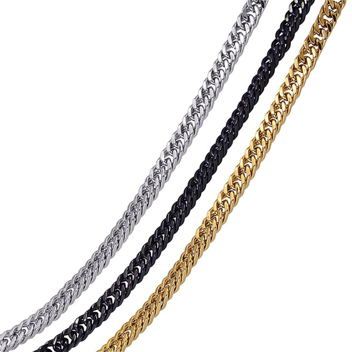 collar acero hombre eslabones anartxy