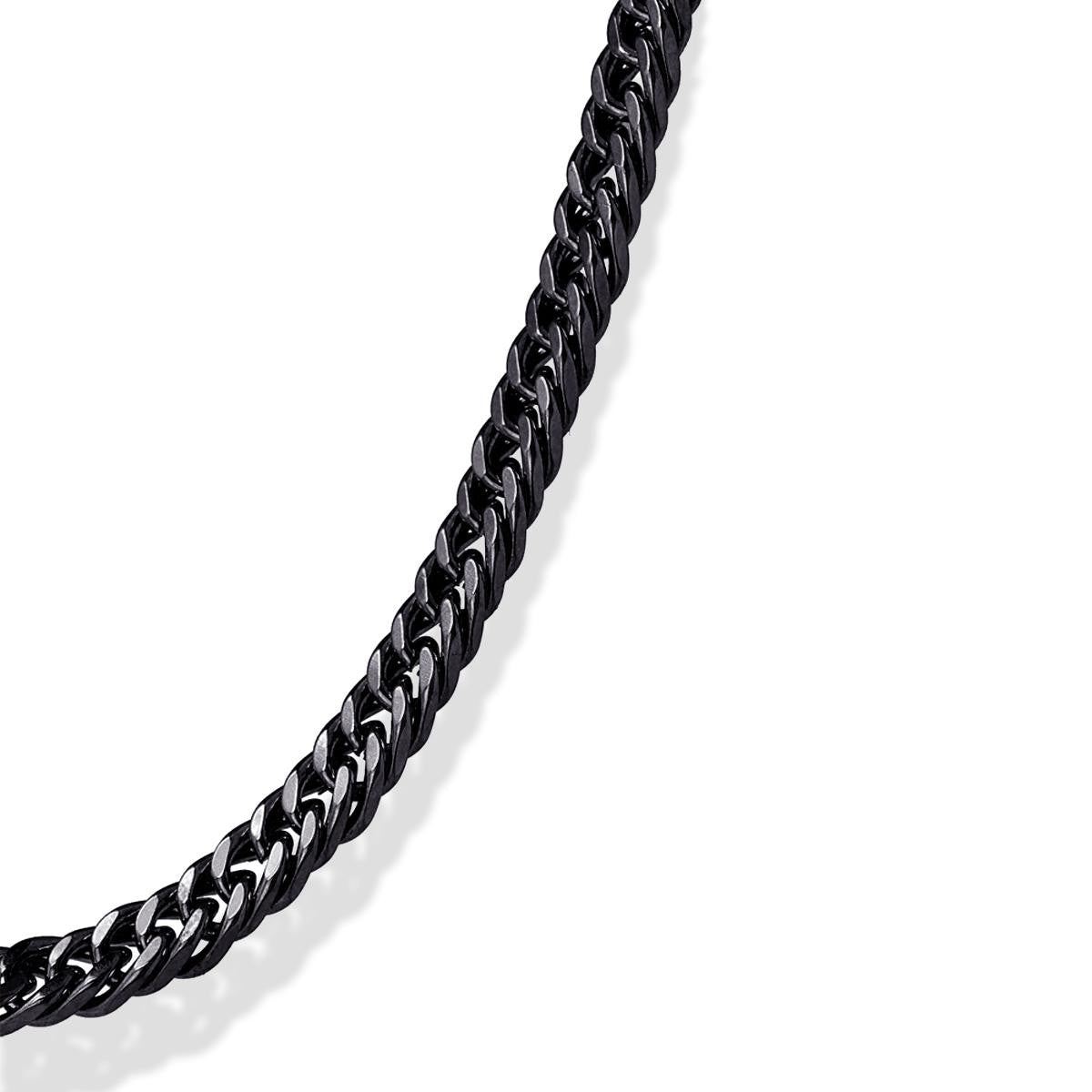 collar acero hombre anartxy o negro