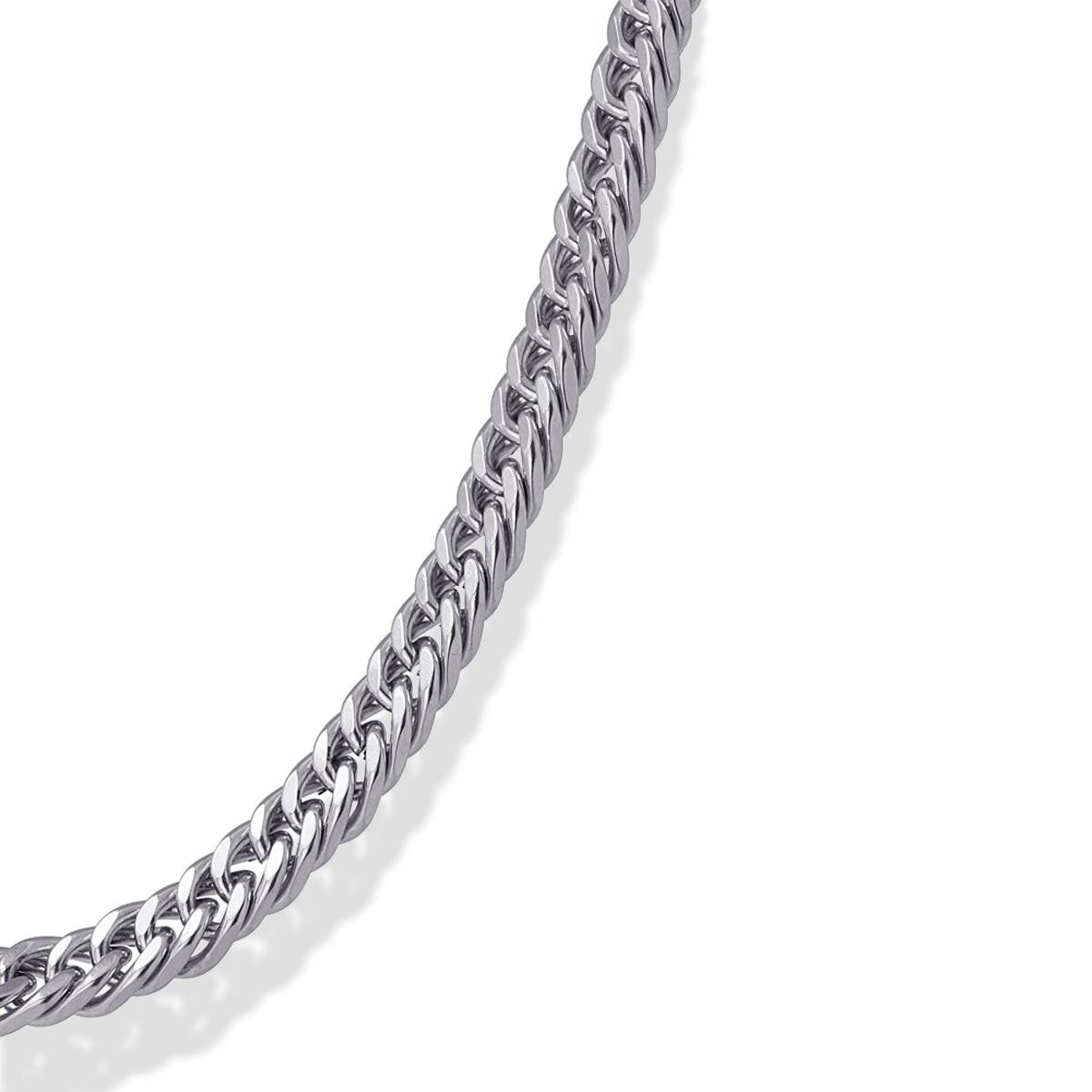 collar acero hombre anartxy plateado