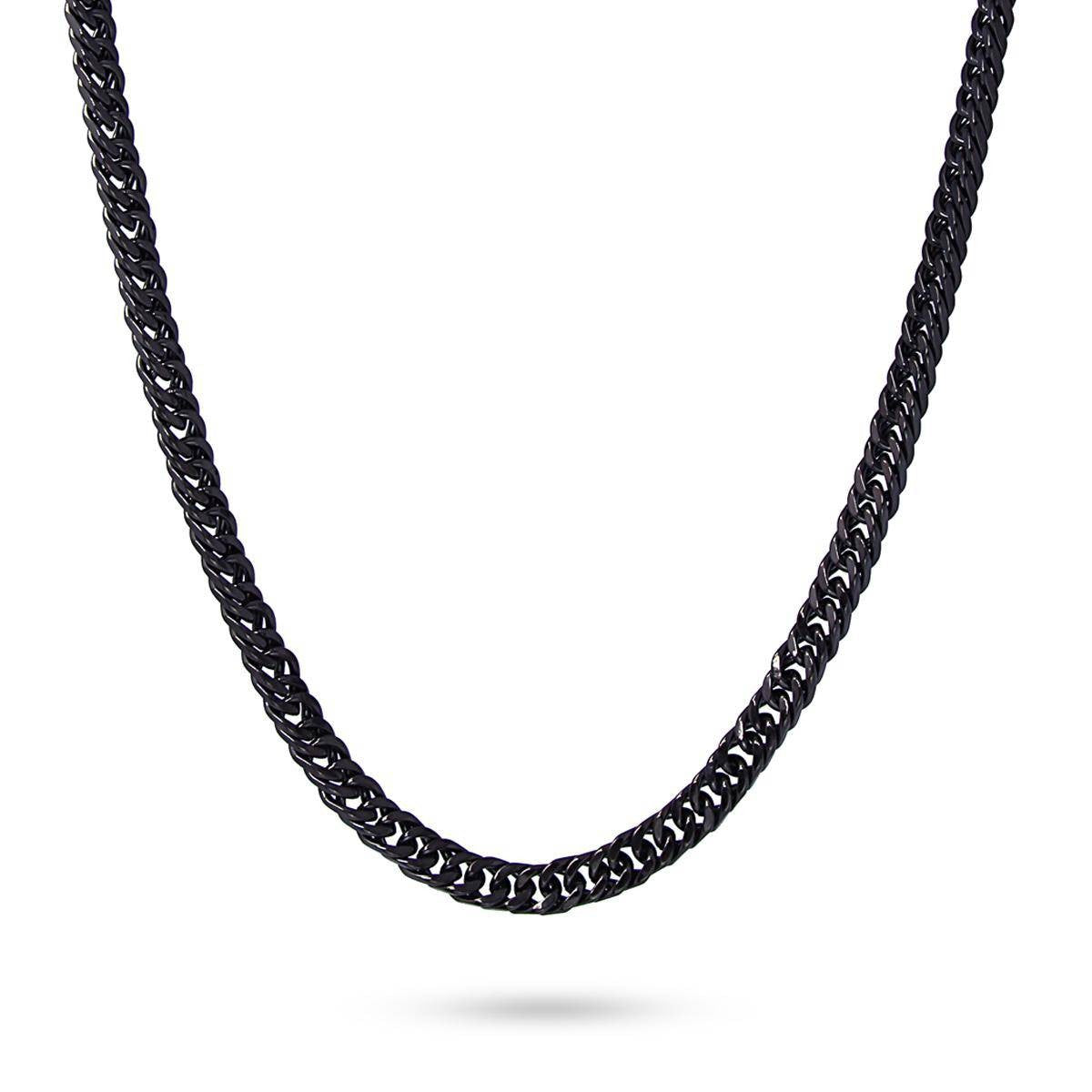 collar acero hombre eslabones anartxy negro