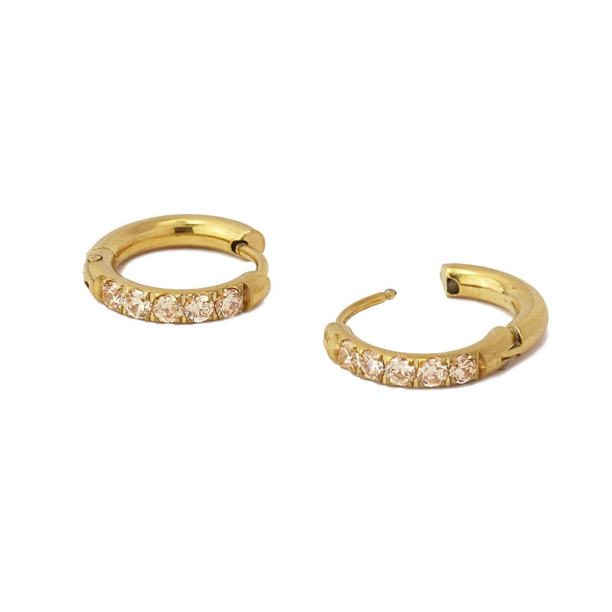Glitter mini hoops