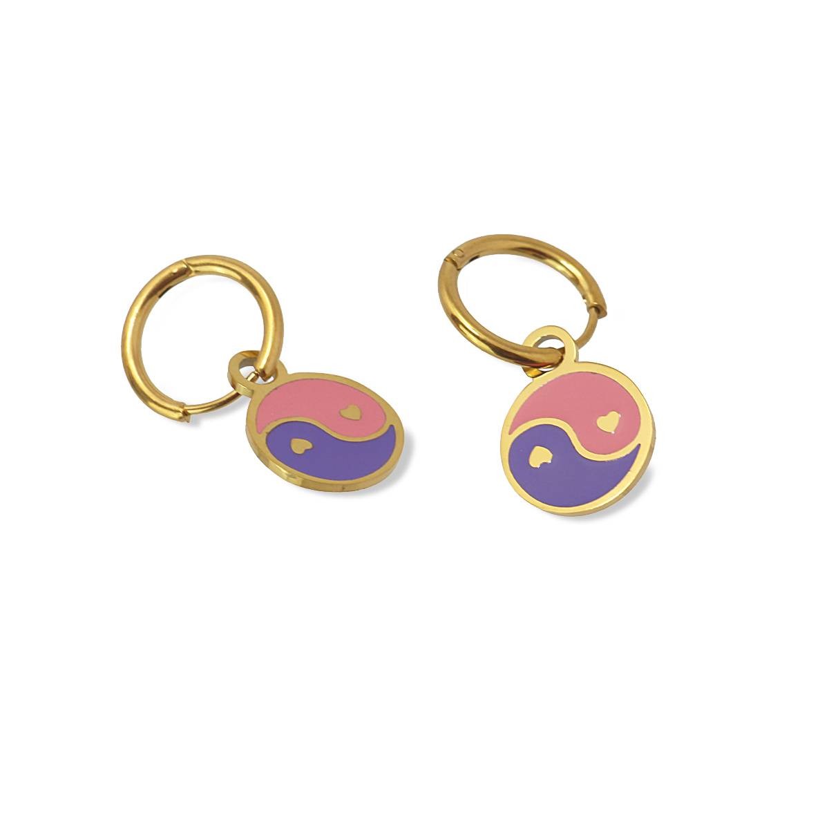Mini yin-yang hoops