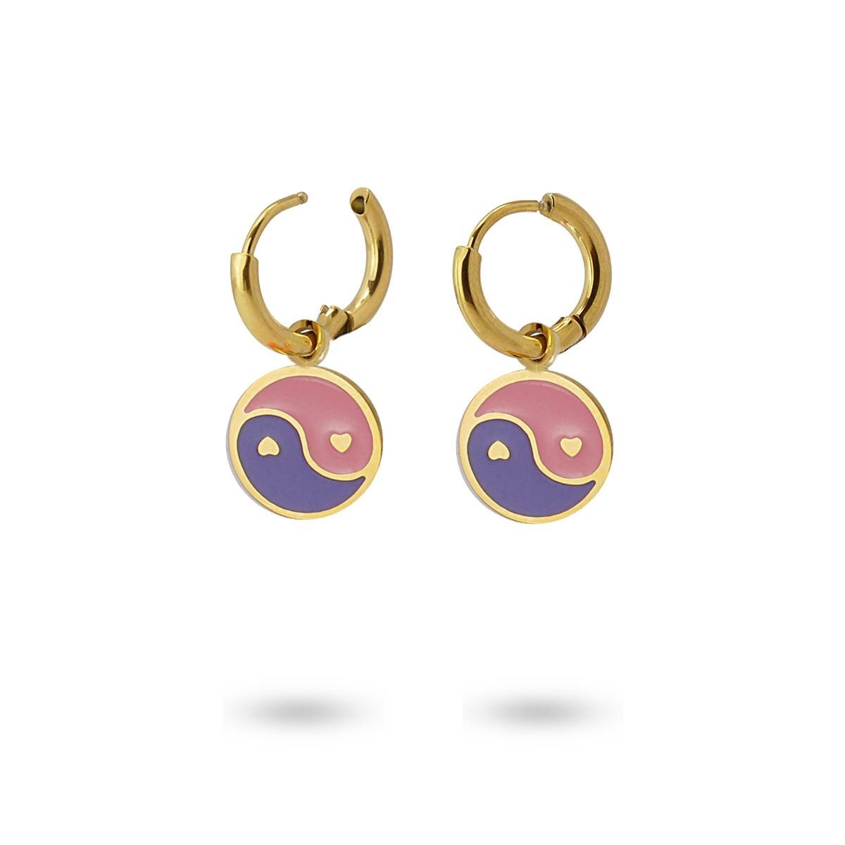 Mini yin-yang hoops