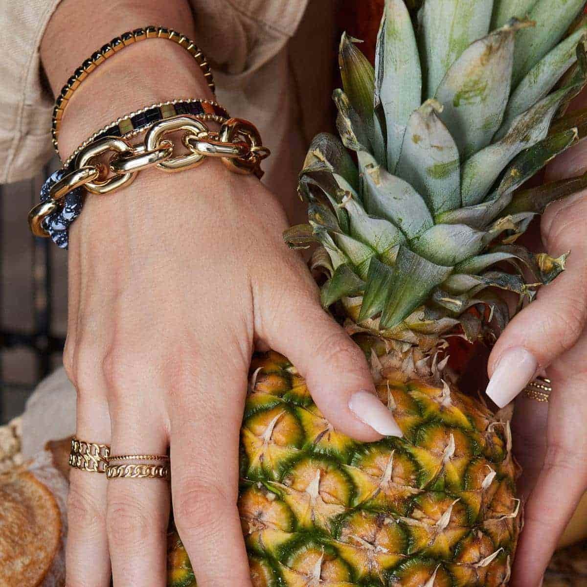 Pulsera elástica Brillo