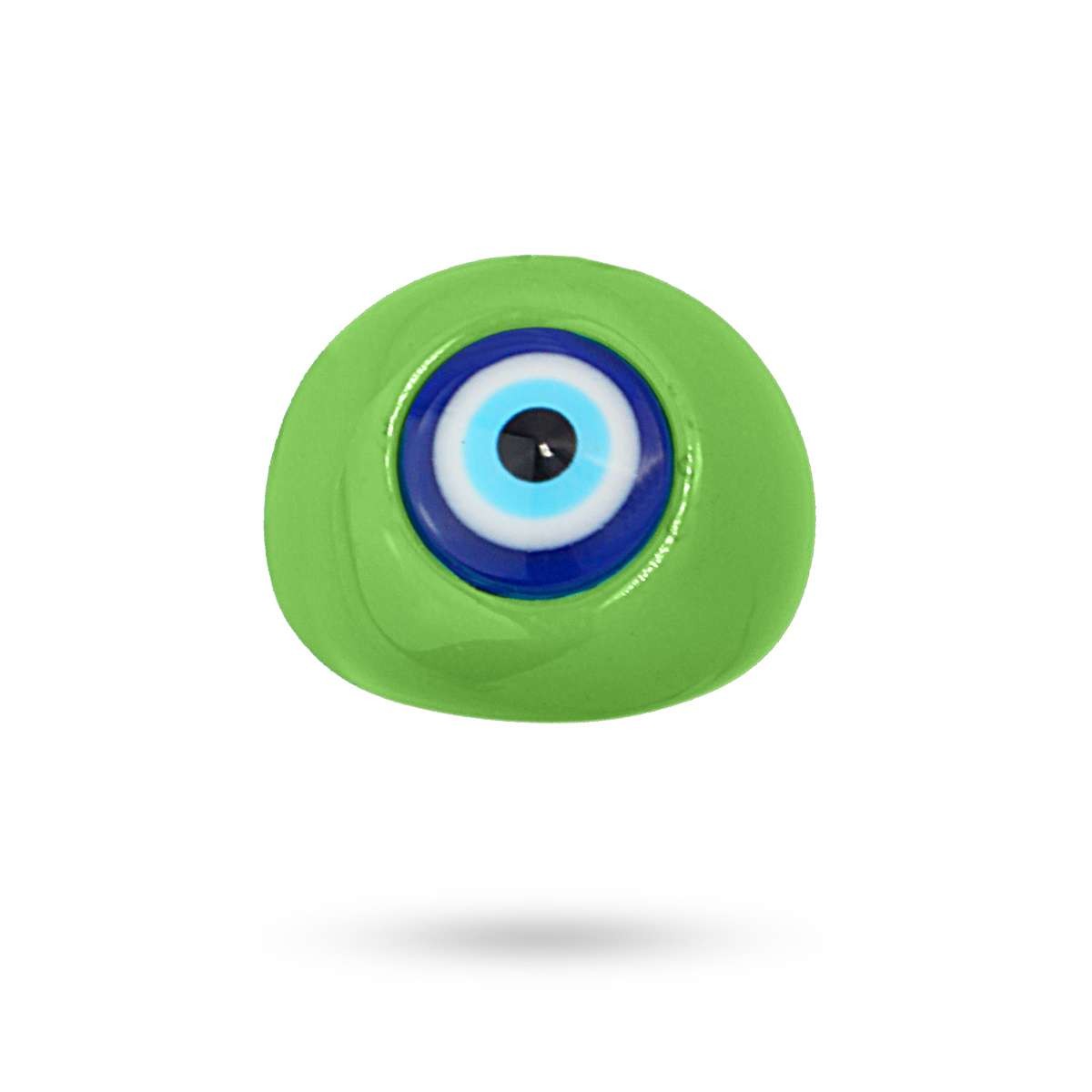 anillo ojo turco plastico reciclado anartxy verde