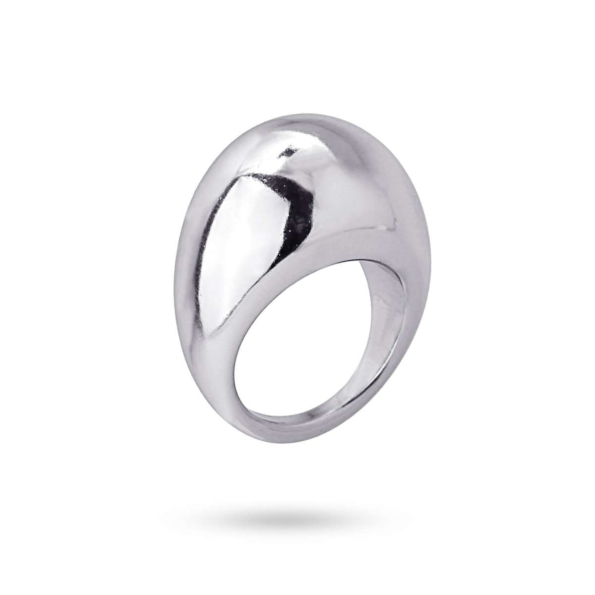anillo plastico reciclado efecto metalizado anartxy plata