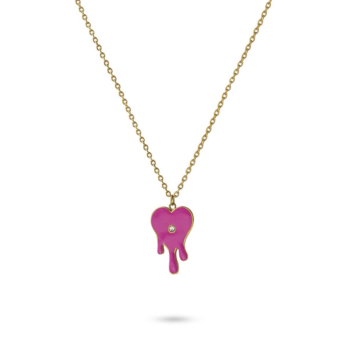 Heart drops necklace BCO446