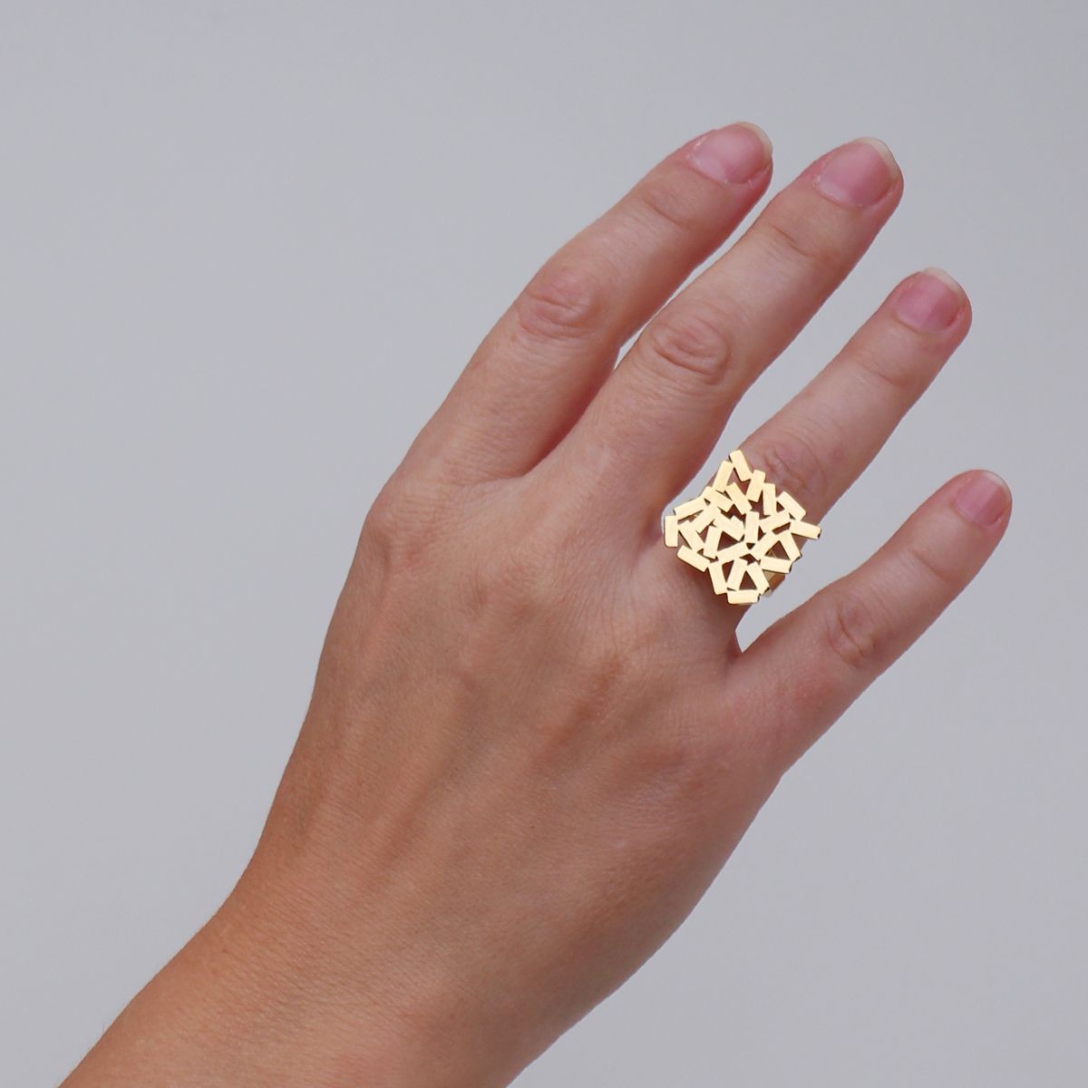Anillo geométrico AAN833 anartxy