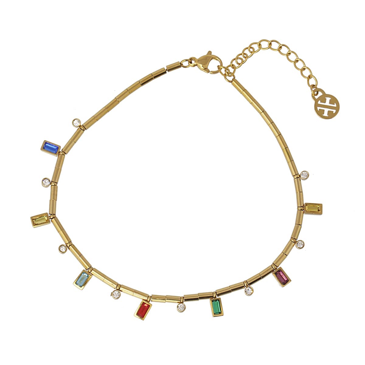 Tobillera circonitas color ATO225