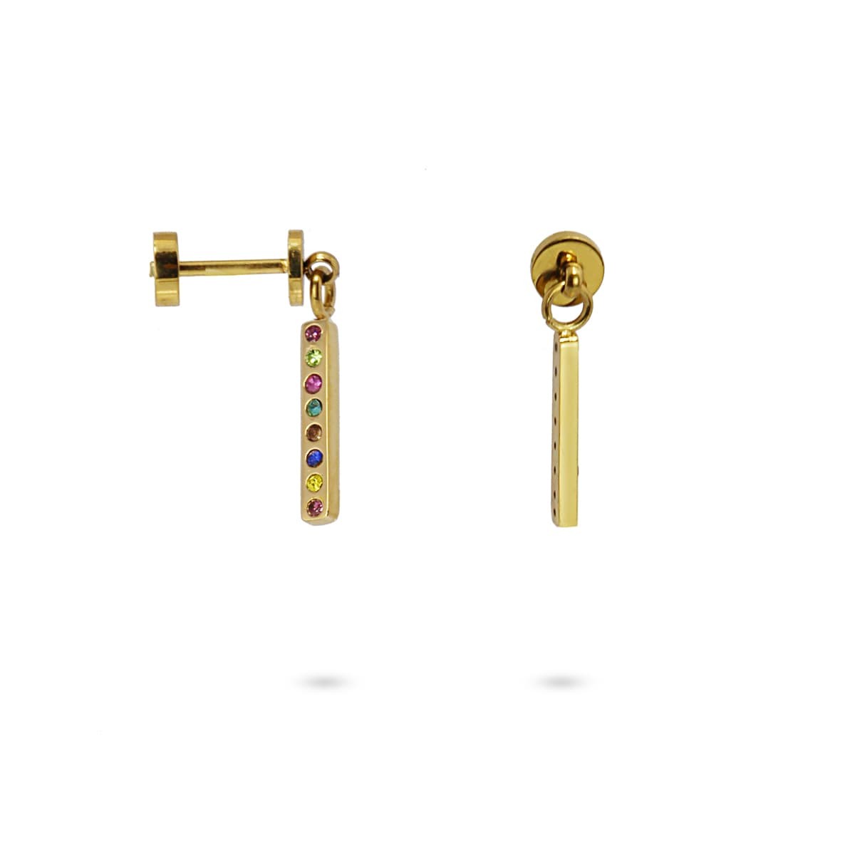 Piercing circonitas CPE133 color acero