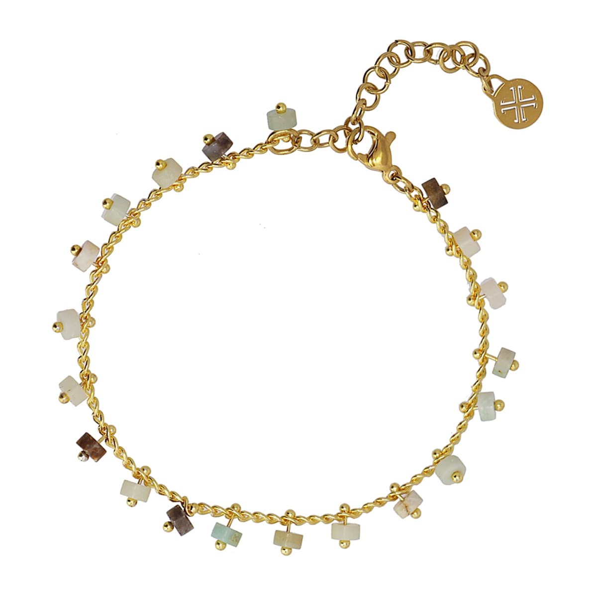 Pulsera piedra natural BPU588 abalorio cuentas