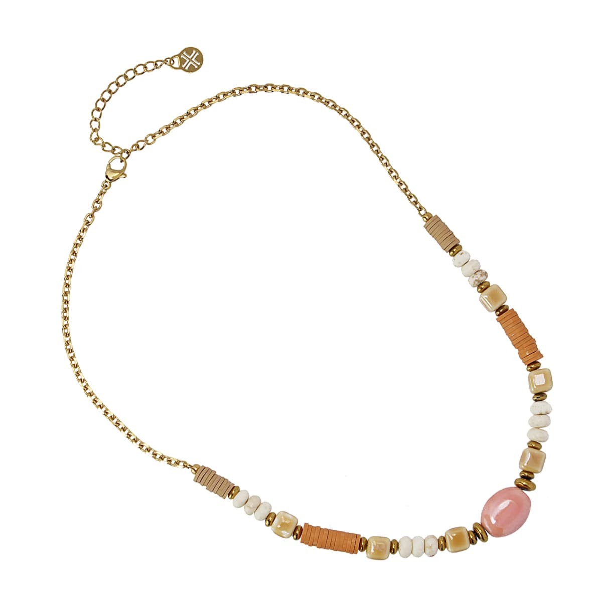 Collar piedra natural BCO450 acero