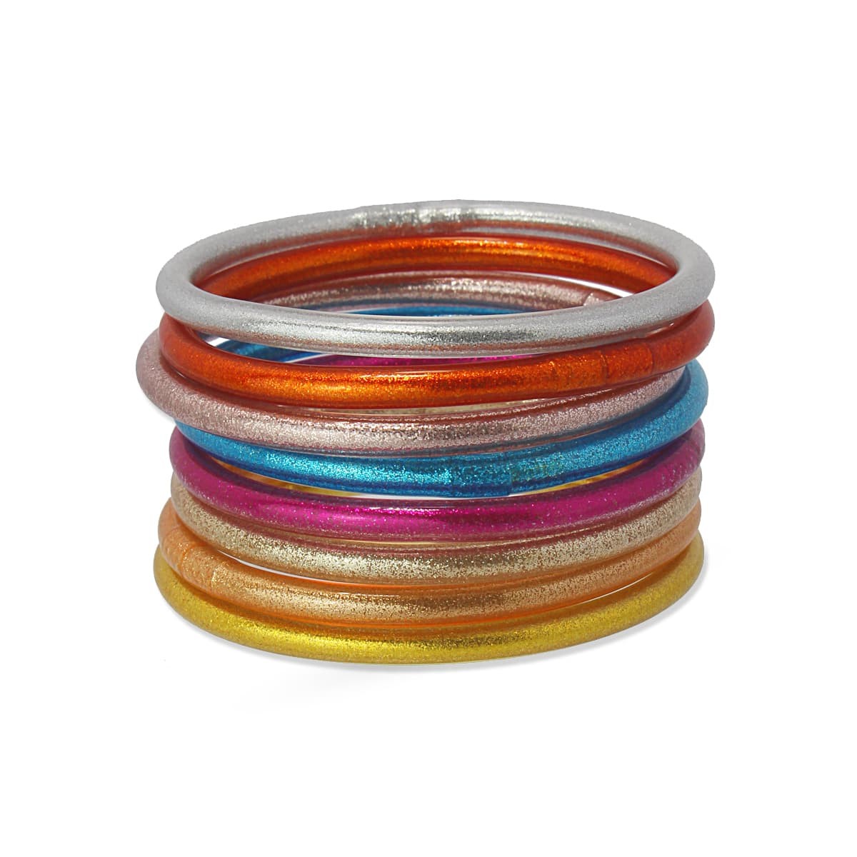 Pulsera circular vinilo purpurina color anartxy compo