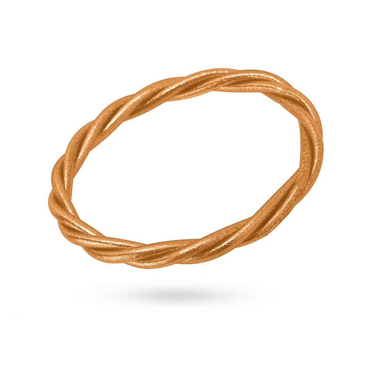 Pulsera circular vinilo purpurina color anartxy naranja 2