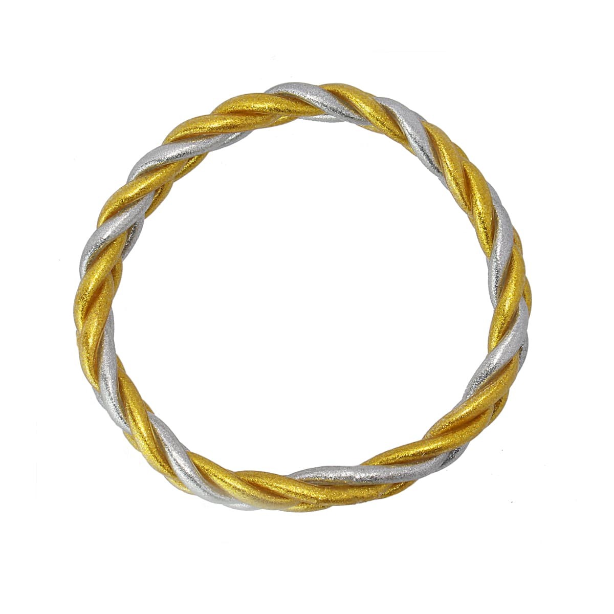 Pulsera circular vinilo purpurina color anartxy combinado