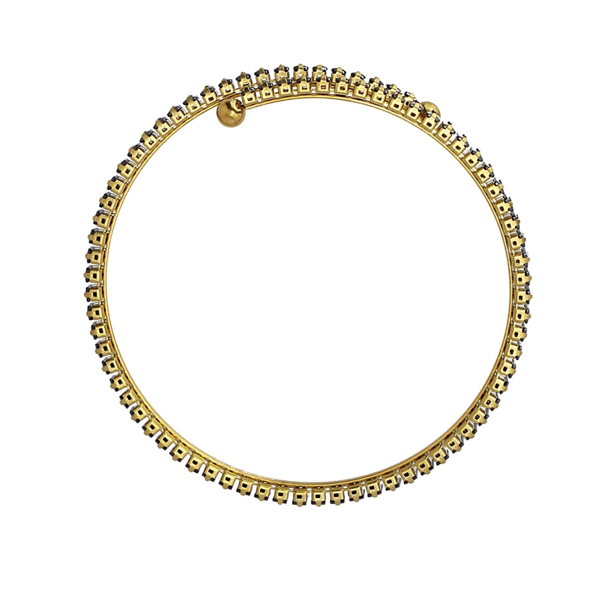 pulsera acero quirúrgico flexible riviere circonitas talla baguette anarxty