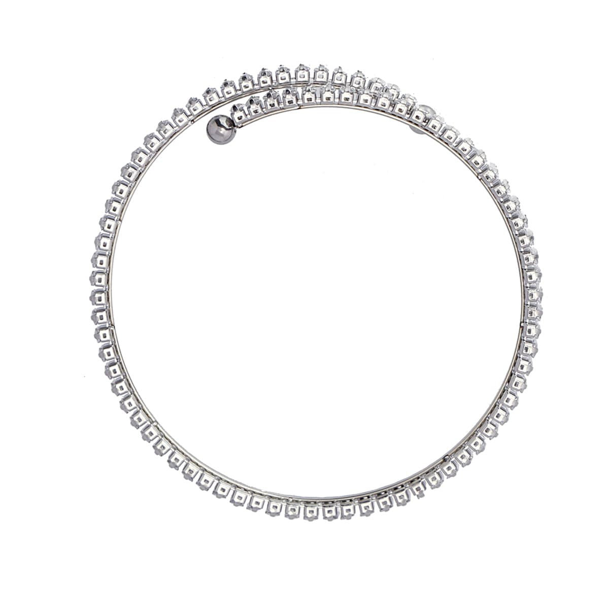 pulsera acero quirúrgico flexible riviere circonitas talla baguette anarxty 2