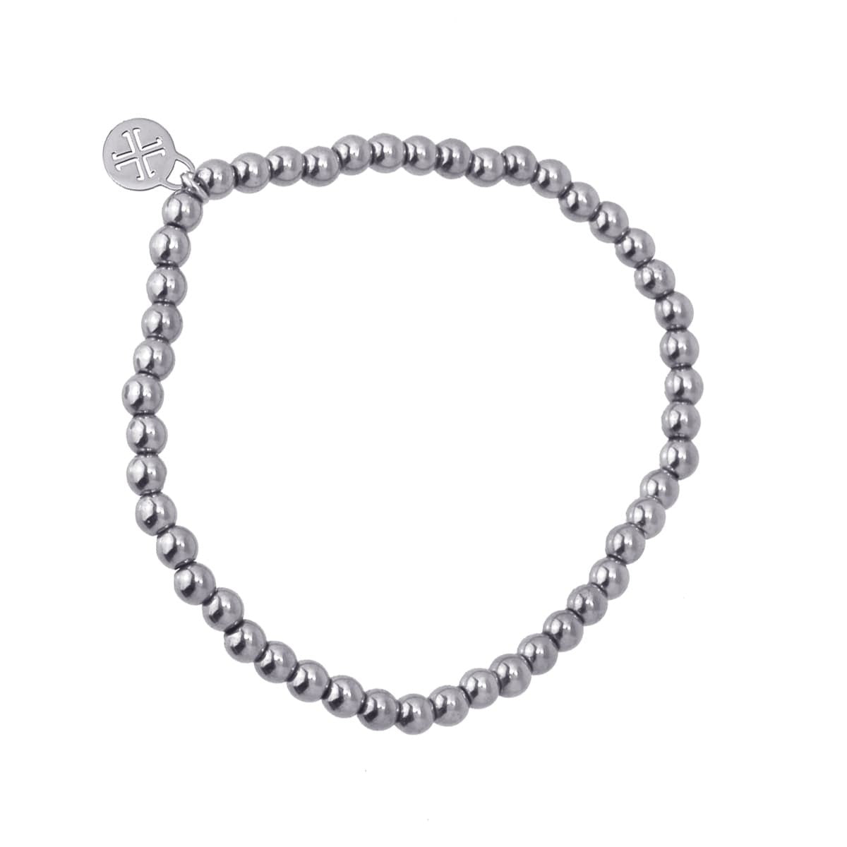 Pulsera bolitas plata anartxy