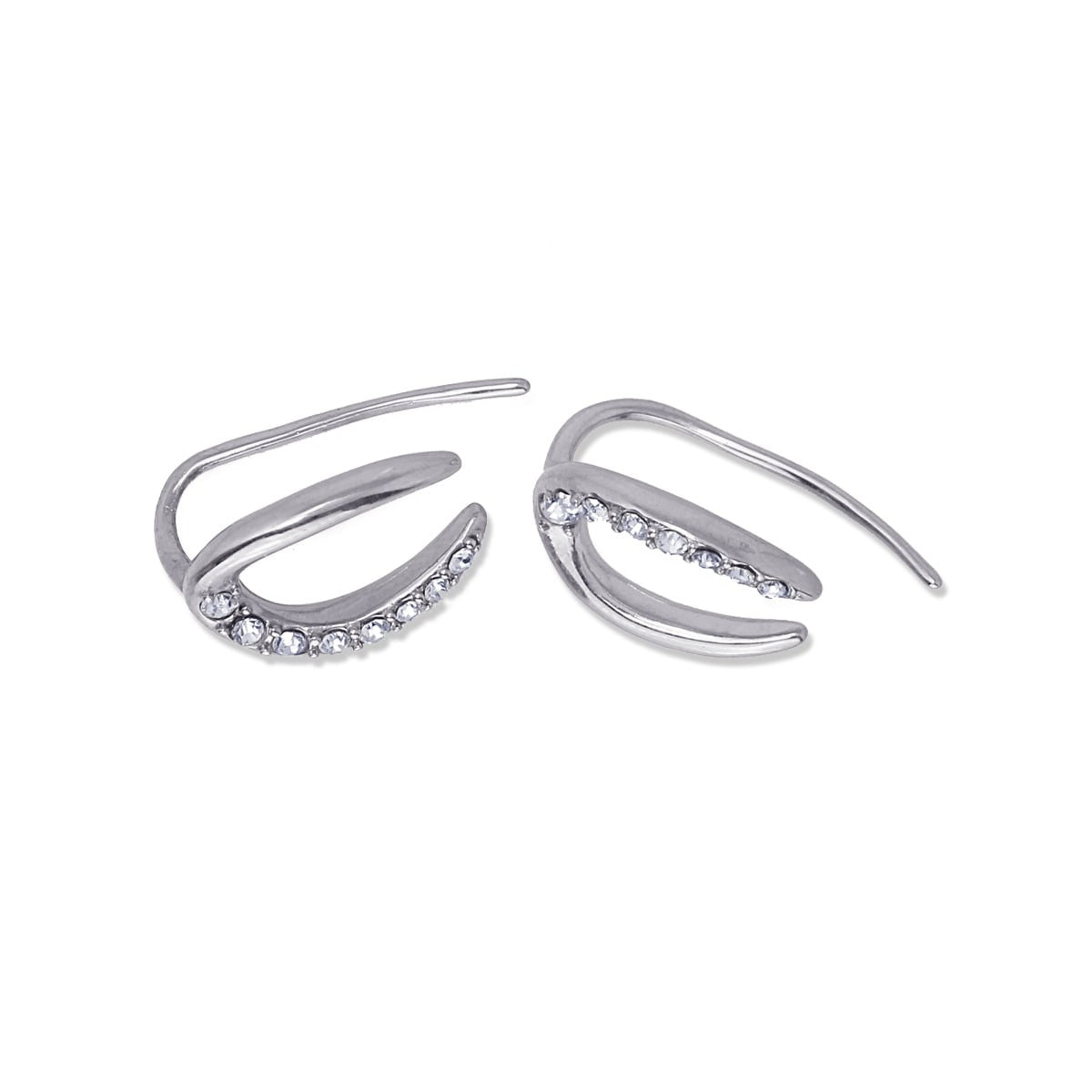 Pendientes herradura CPE208 anartxy plateado