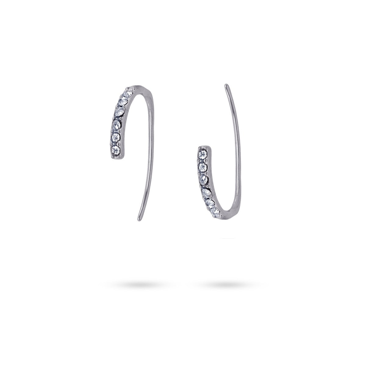 Pendientes circonitas CPE210 anartxy plateado